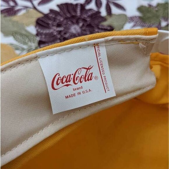 Coca Cola Salesman Delivery Driver‎ Hat Cap Cluster Group Vintage 80s Yellow - Picture 7 of 7
